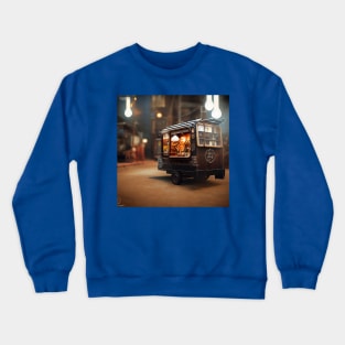 Steampunk Tokyo Ramen Food Truck Crewneck Sweatshirt